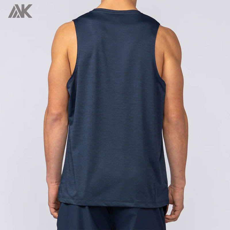 Custom Scoop Neckline Men's Tank Top Ultra-lightweight Quick-drying Tank Tops For Men-Aktik