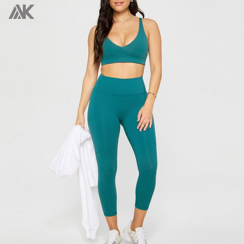 Custom Longline Low Impact Bra 4-Way Stretch Women's Sports Bra -Aktik