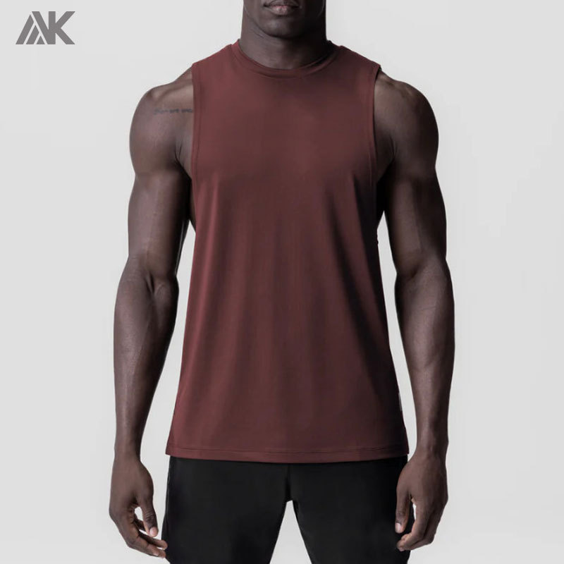 Custom Light Weight Softer Men's Muscle Tank Top -Aktik