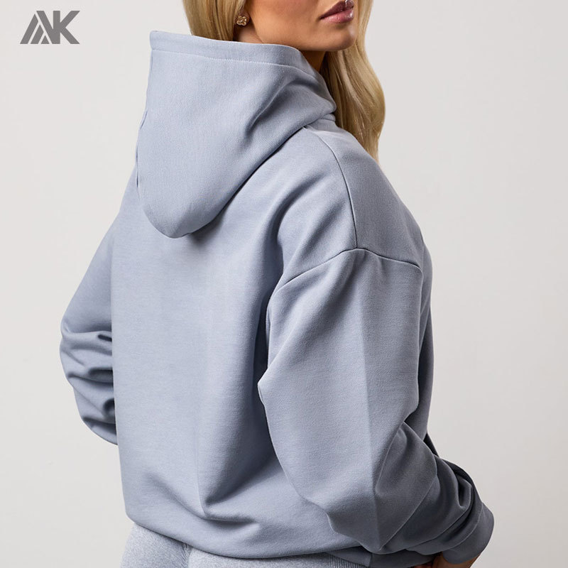 Custom Brushed Back Fleece Oversized Sweatsuits Relaxed fit Women's Tracksuit Bottoms-Aktik